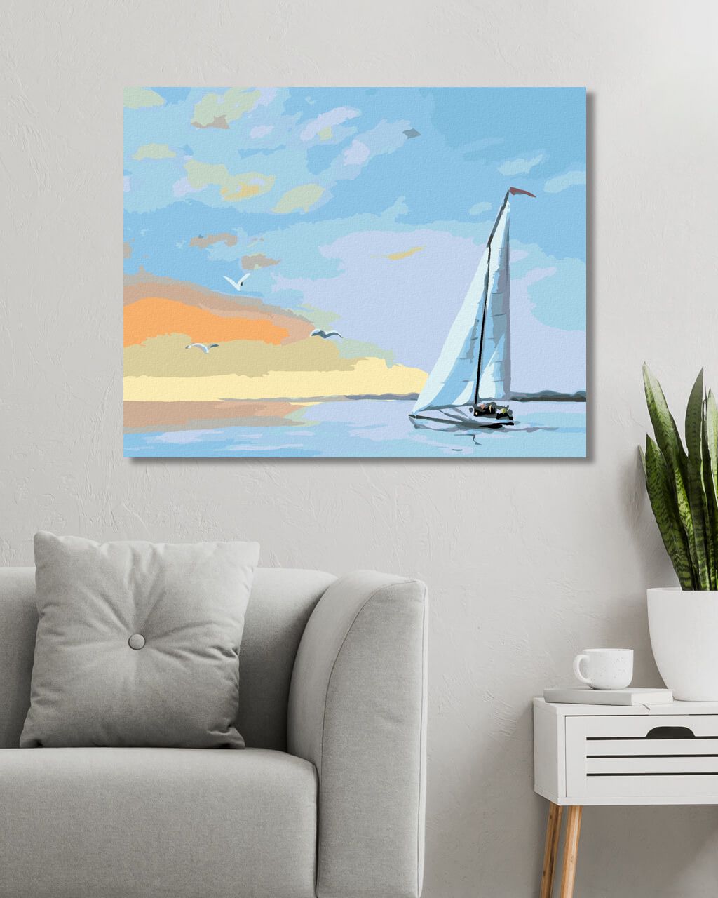 zuty Malování podle čísel - PLACHETNICE A ČERVÁNKY (D. RUSTY RUST) - Rozměr: 40x50 cm, Rámování: Varianta: bez rámu a bez vypnutí plátna - obrázek 8
