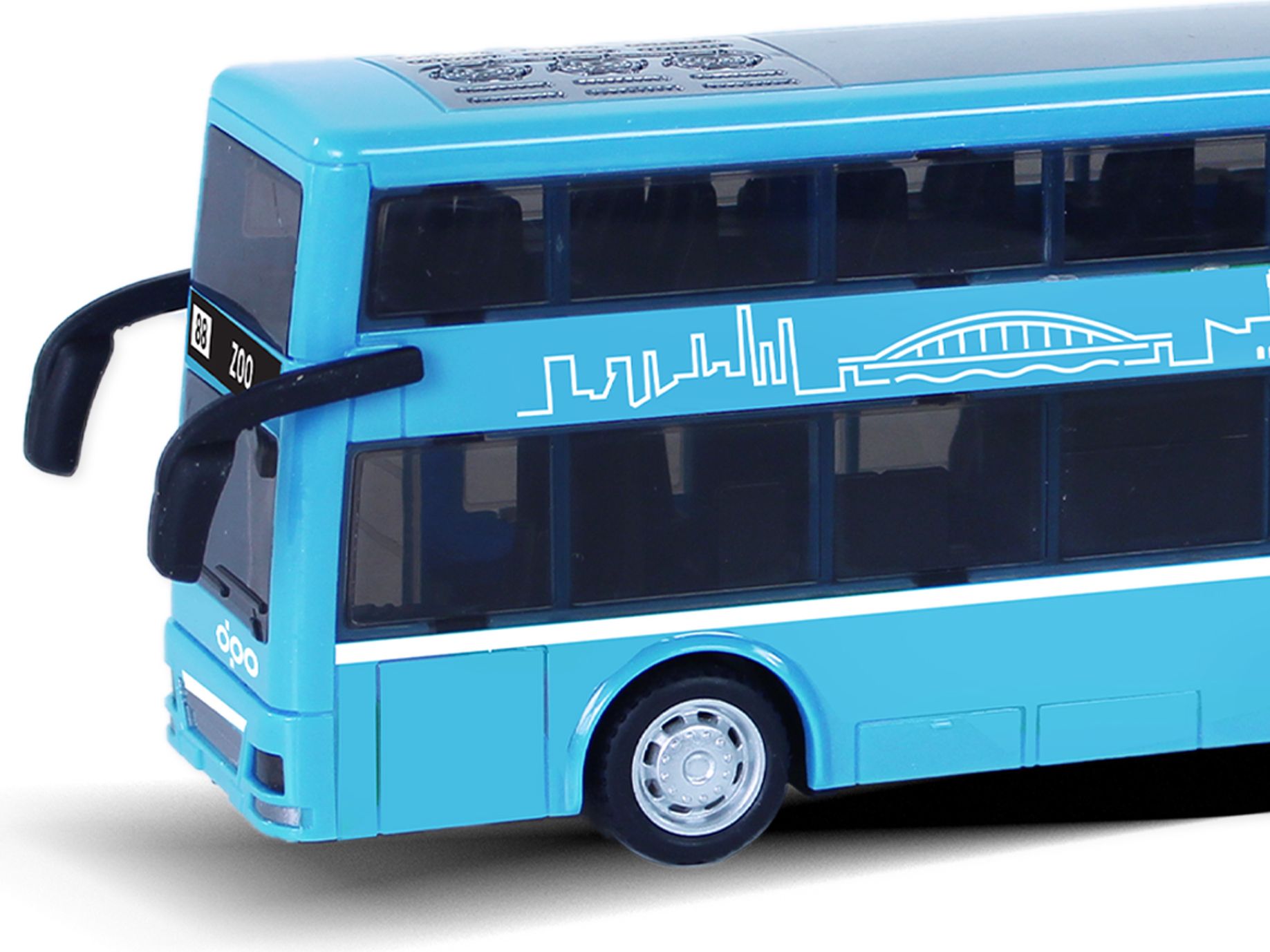RAPPA Dvoupatrový autobus doubledecker DPO Ostrava 20 cm - obrázek 4