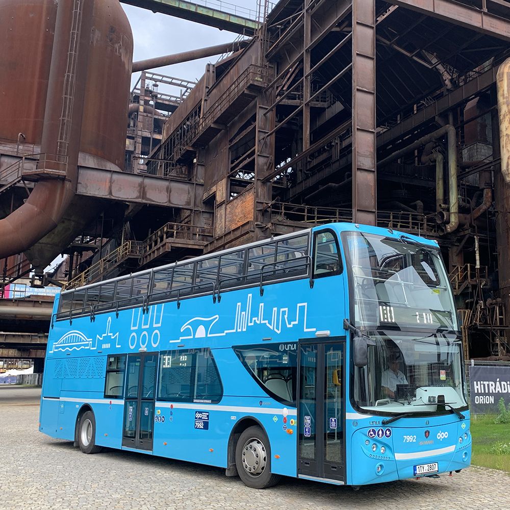 RAPPA Dvoupatrový autobus doubledecker DPO Ostrava 20 cm - obrázek 5