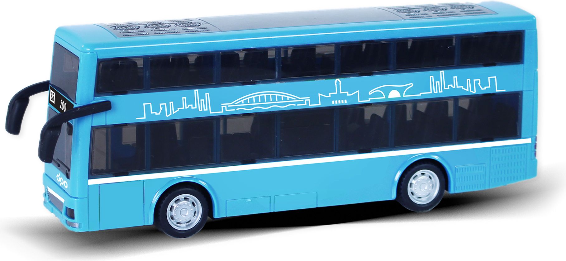 RAPPA Dvoupatrový autobus doubledecker DPO Ostrava 20 cm - obrázek 8