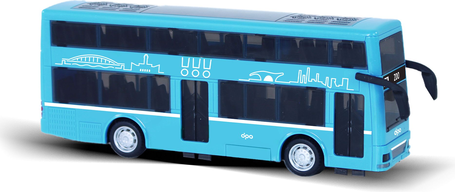RAPPA Dvoupatrový autobus doubledecker DPO Ostrava 20 cm - obrázek 10