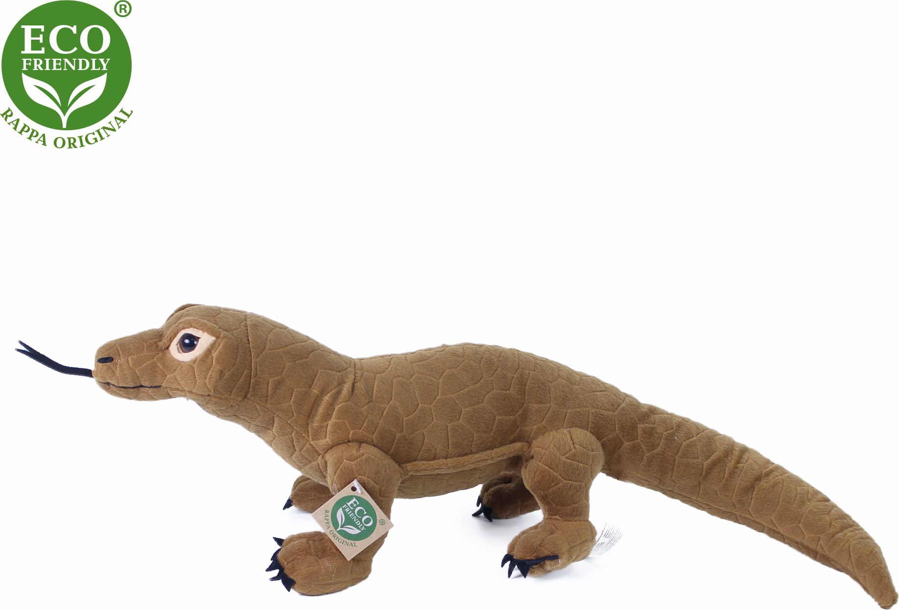 RAPPA Plyšový varan 45 cm ECO-FRIENDLY - obrázek 4