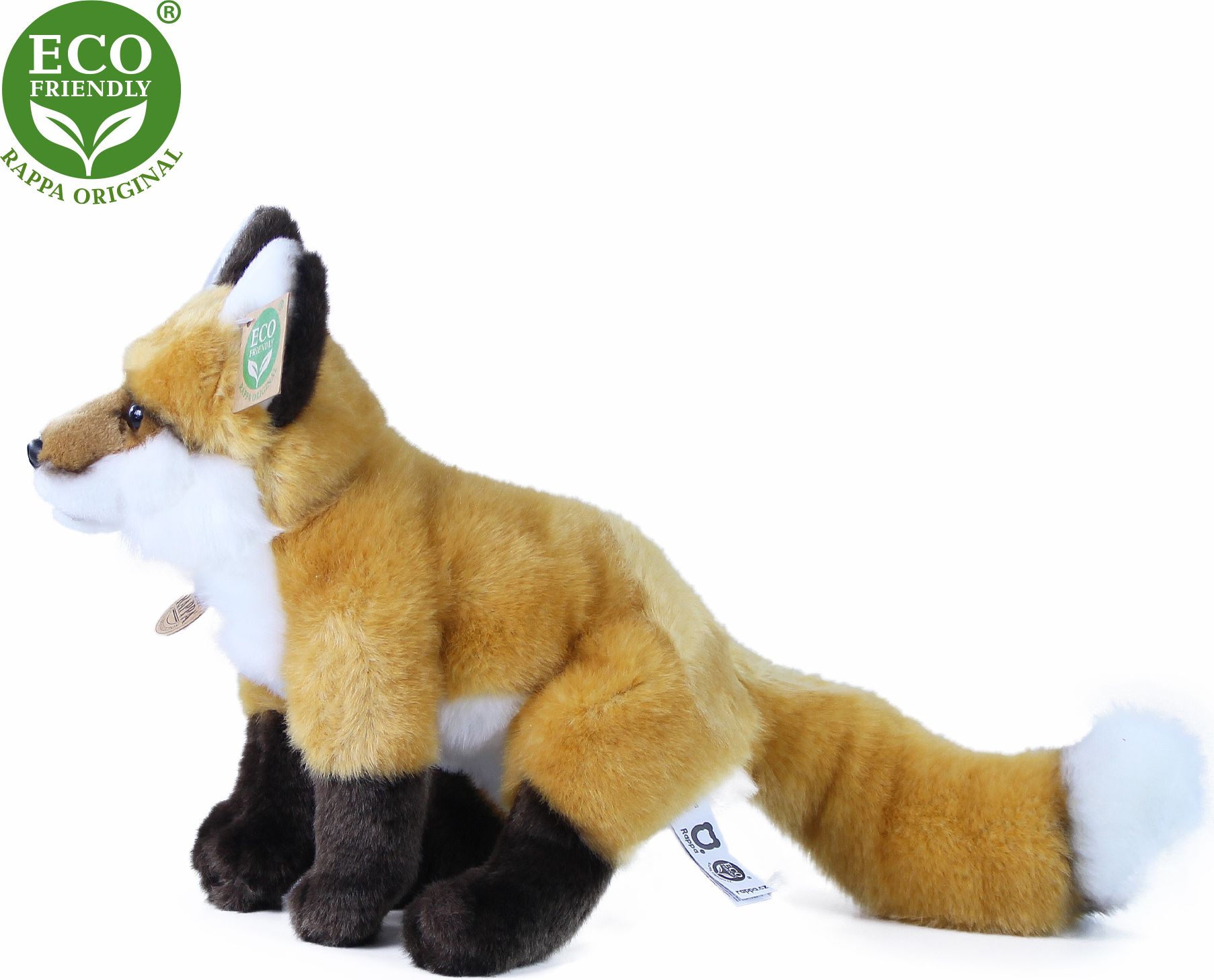 RAPPA Plyšová liška 27 cm ECO-FRIENDLY - obrázek 4