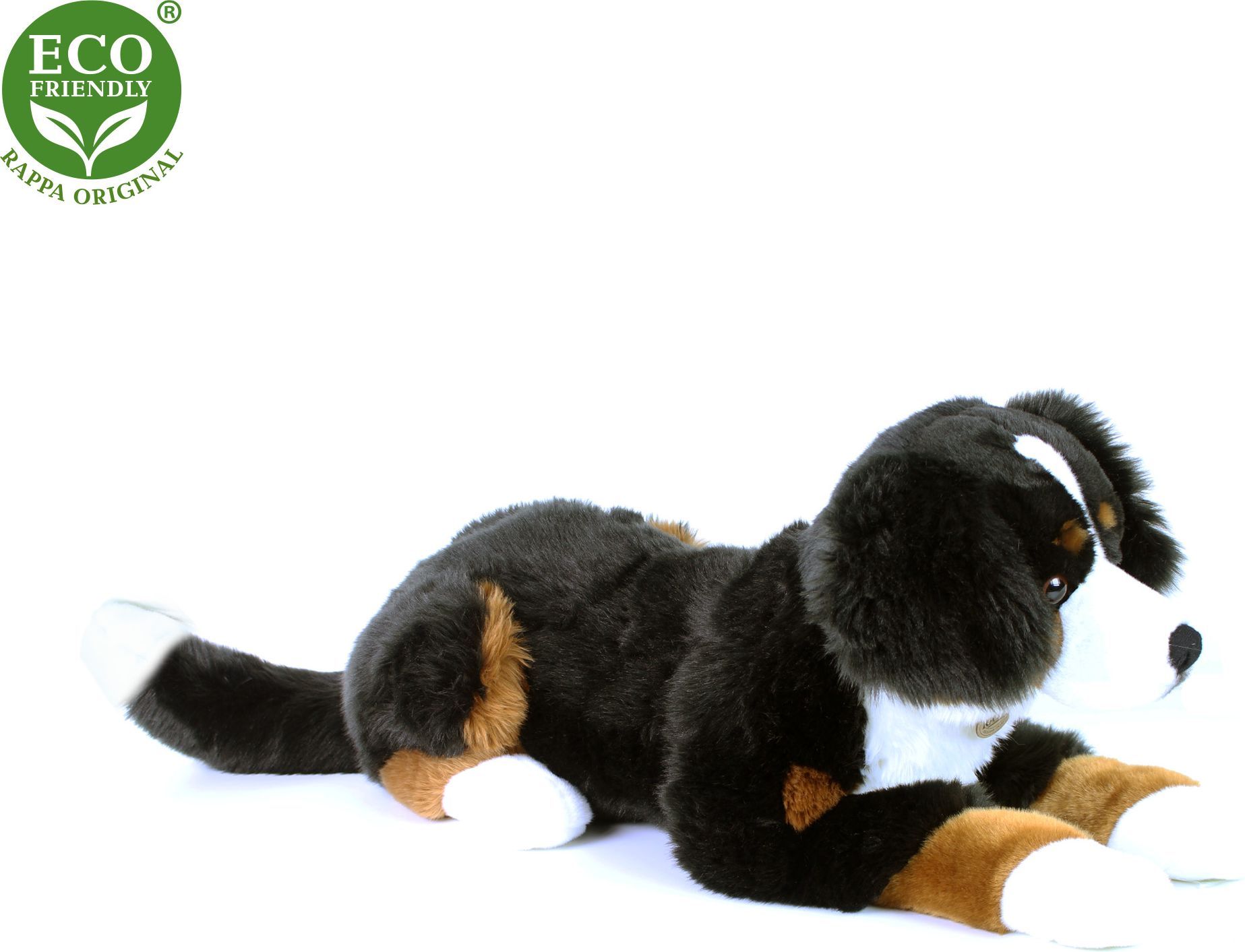 RAPPA Plyšový pes bernský salašnický ležící 70 cm ECO-FRIENDLY - obrázek 3