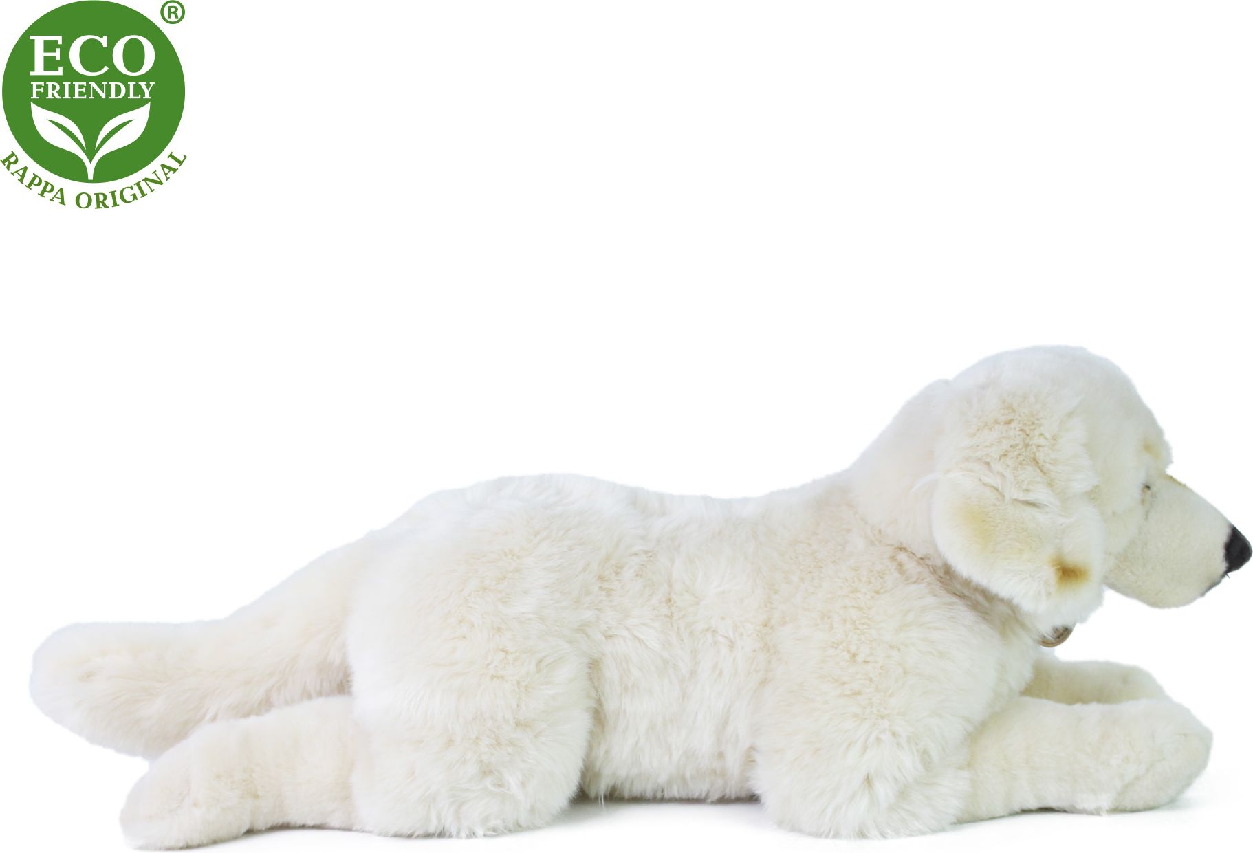 RAPPA Plyšový pes retriever ležící 60 cm ECO-FRIENDLY - obrázek 4