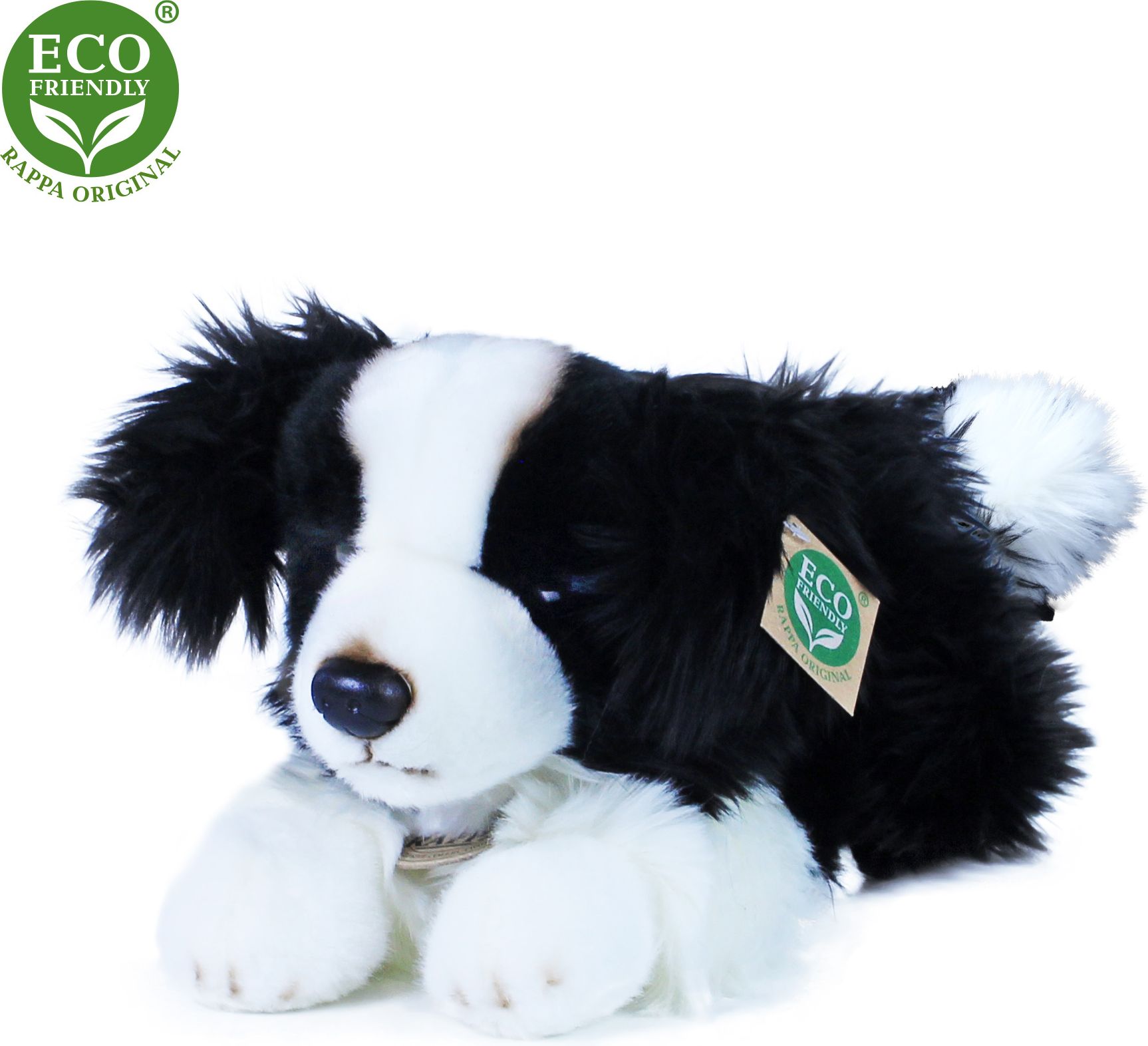 RAPPA Plyšový pes border kolie 30 cm ECO-FRIENDLY - obrázek 1