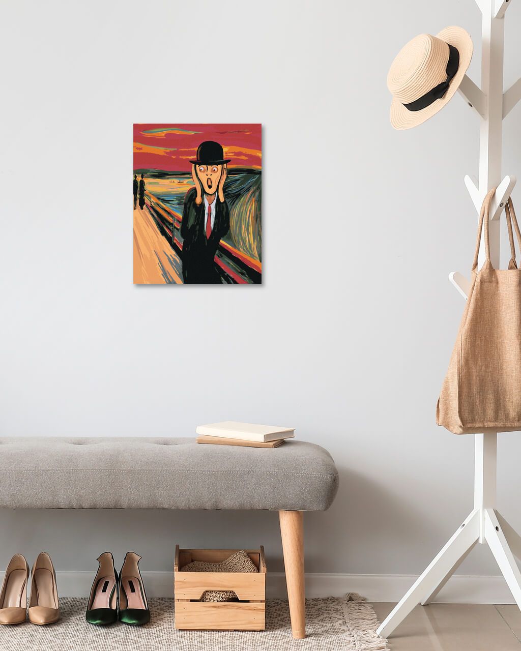 zuty Malování podle čísel - KŘIČÍCÍ MUŽ - Rozměr: 40x50 cm, Rámování: Varianta: bez rámu a bez vypnutí plátna - obrázek 7