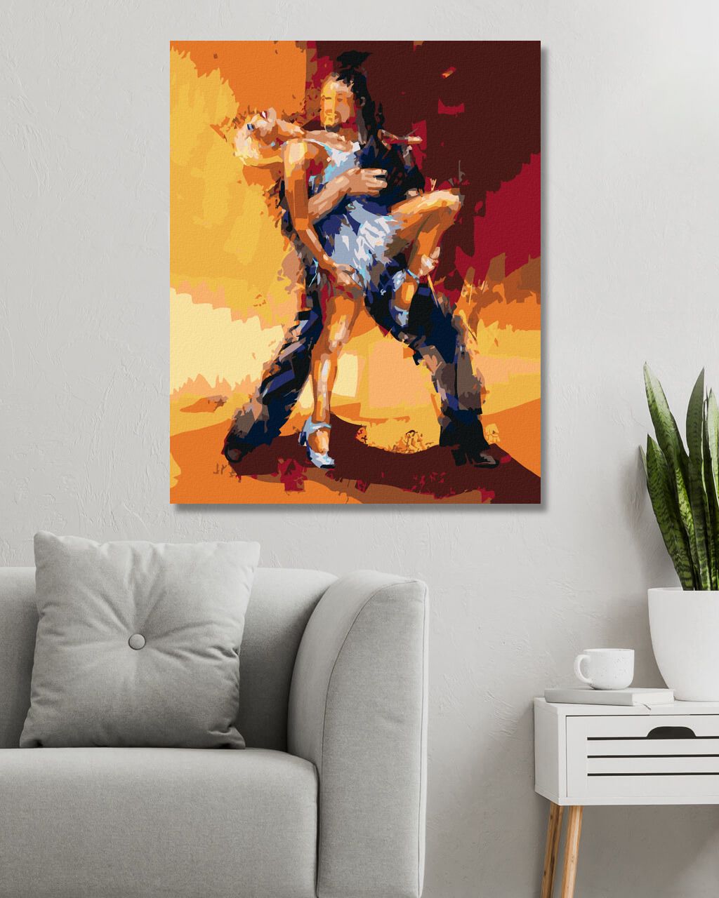 zuty Malování podle čísel - RUMBA - Rozměr: 40x50 cm, Rámování: Varianta: bez rámu a bez vypnutí plátna - obrázek 6