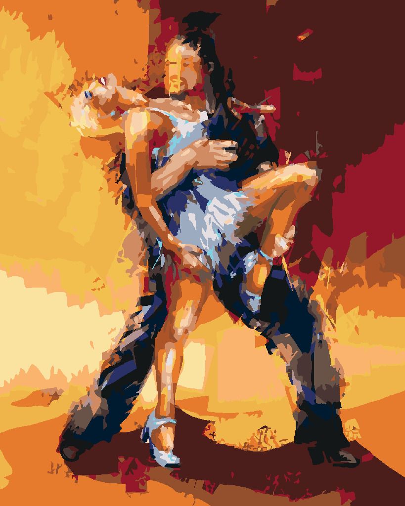 zuty Malování podle čísel - RUMBA - Rozměr: 40x50 cm, Rámování: Varianta: bez rámu a bez vypnutí plátna - obrázek 10