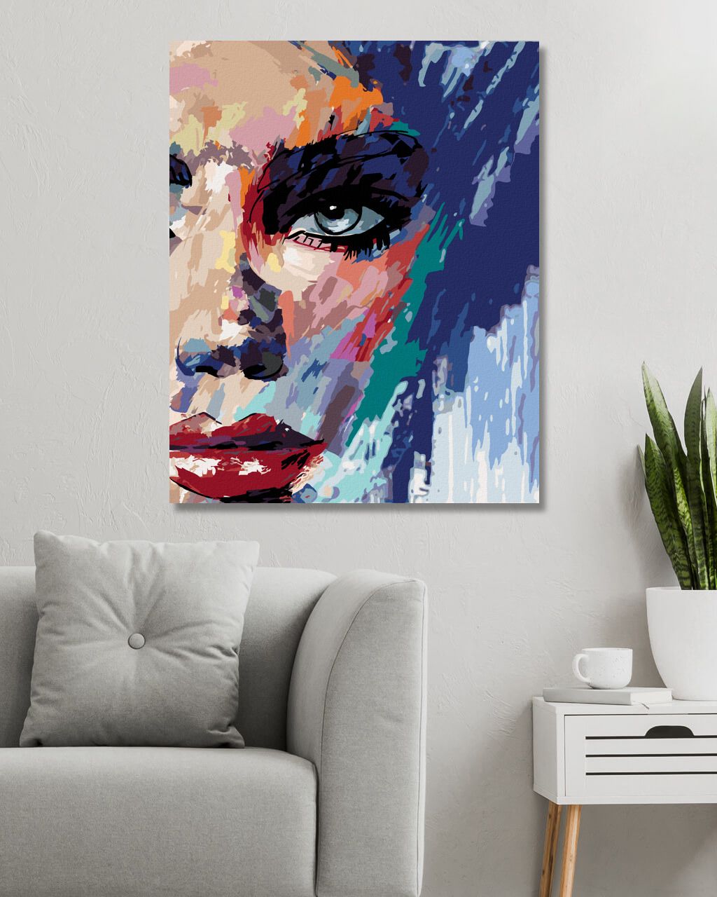 zuty Malování podle čísel - OKOUZLUJÍCÍ ŽENA - Rozměr: 40x50 cm, Rámování: Varianta: vypnuté plátno na rám - obrázek 7