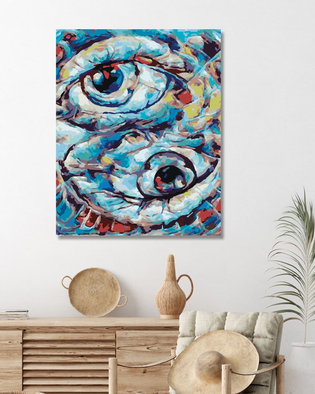 zuty Malování podle čísel - LIDSKÉ SPOJENÍ - Rozměr: 40x50 cm, Rámování: Varianta: vypnuté plátno na rám - obrázek 8