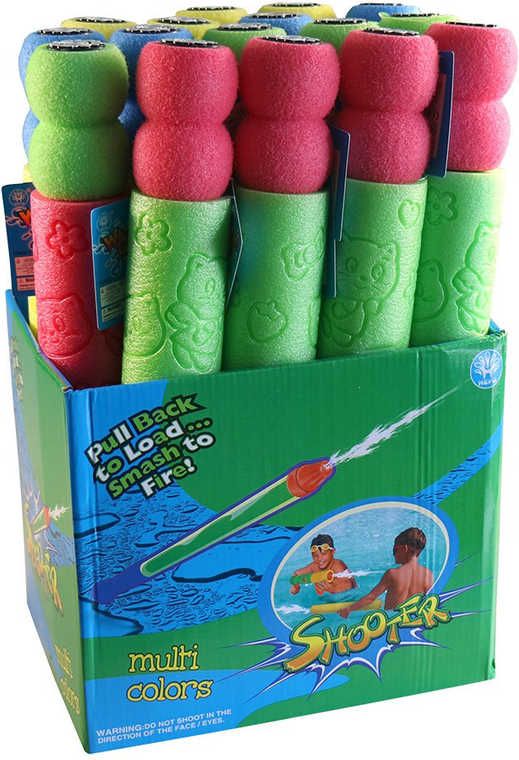 Dudlu Pistole vodní dělo 44cm pěnová soft trubice na vodu 4 barvy - obrázek 2
