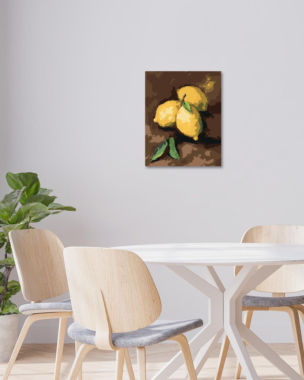 zuty Malování podle čísel - CITRÓNY - Rozměr: 40x50 cm, Rámování: Varianta: bez rámu a bez vypnutí plátna - obrázek 7