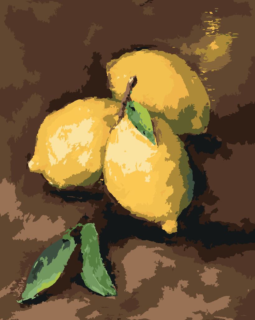 zuty Malování podle čísel - CITRÓNY - Rozměr: 40x50 cm, Rámování: Varianta: vypnuté plátno na rám - obrázek 8