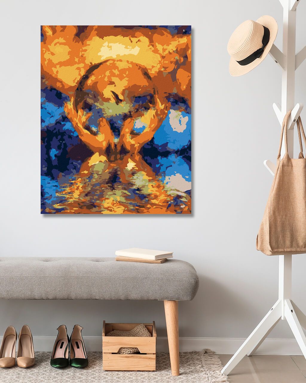 zuty Malování podle čísel - KŘIŠŤÁLOVÁ KOULE V RUKOU - Rozměr: 40x50 cm, Rámování: Varianta: vypnuté plátno na rám - obrázek 10