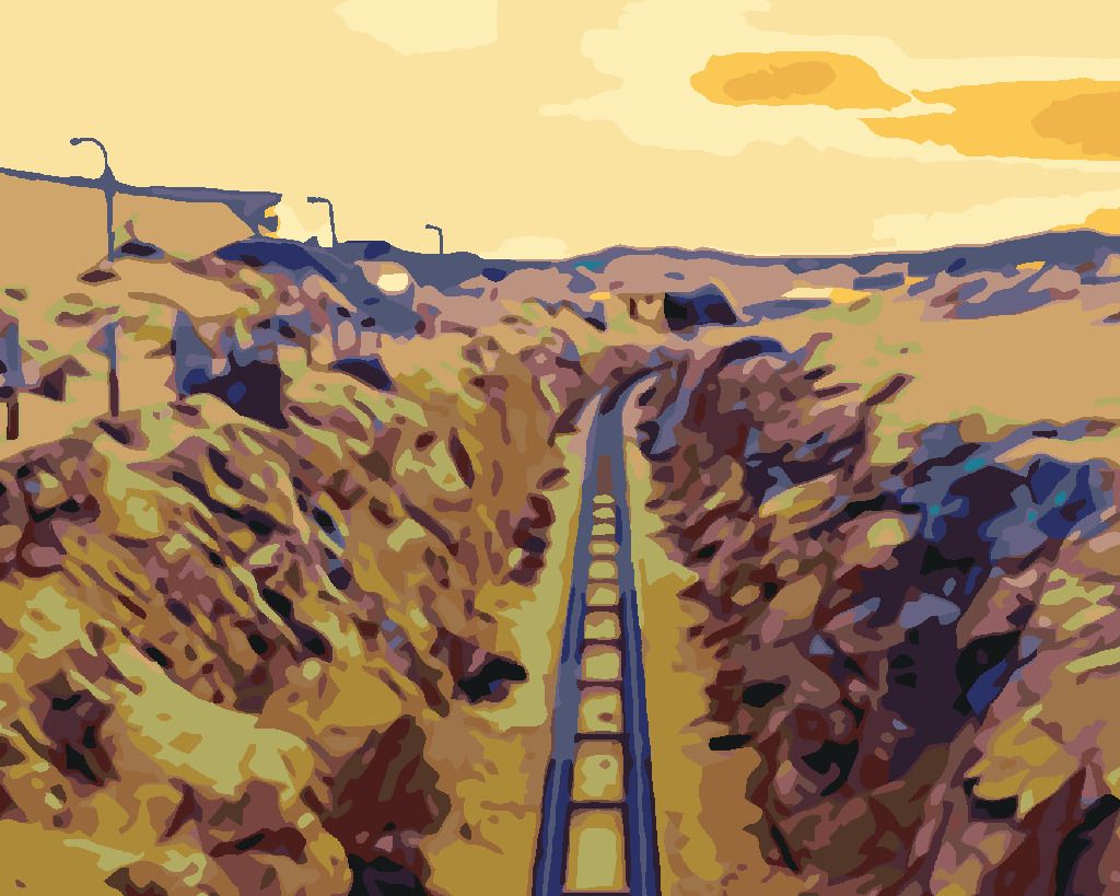zuty Malování podle čísel - ÚZKOKOLEJKA - Rozměr: 40x50 cm, Rámování: Varianta: bez rámu a bez vypnutí plátna - obrázek 4