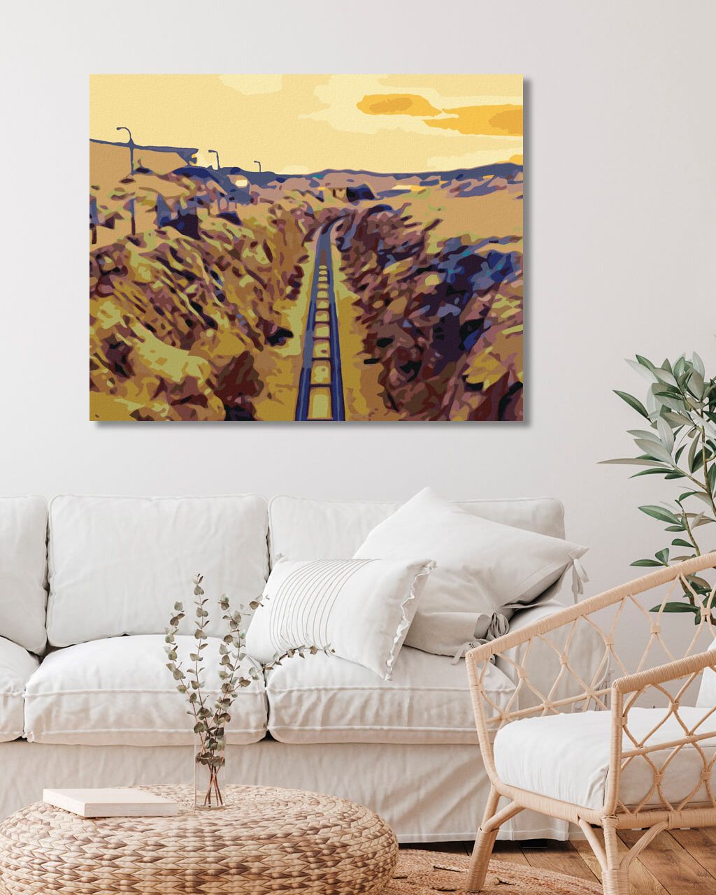 zuty Malování podle čísel - ÚZKOKOLEJKA - Rozměr: 40x50 cm, Rámování: Varianta: vypnuté plátno na rám - obrázek 3