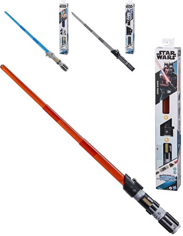 HASBRO Meč Star Wars Lightsabre Forge na baterie Světlo Zvuk 3 druhy plast - obrázek 1