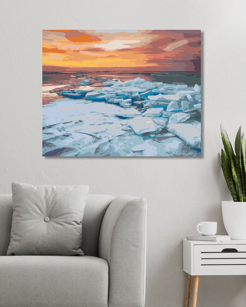 zuty Malování podle čísel - LOFOTSKÉ OSTROVY - Rozměr: 40x50 cm, Rámování: Varianta: vypnuté plátno na rám - obrázek 6