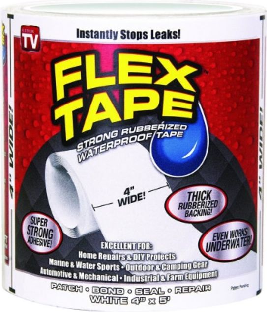 Vodotěsná lepící páska - Flex Tape bílá - obrázek 1