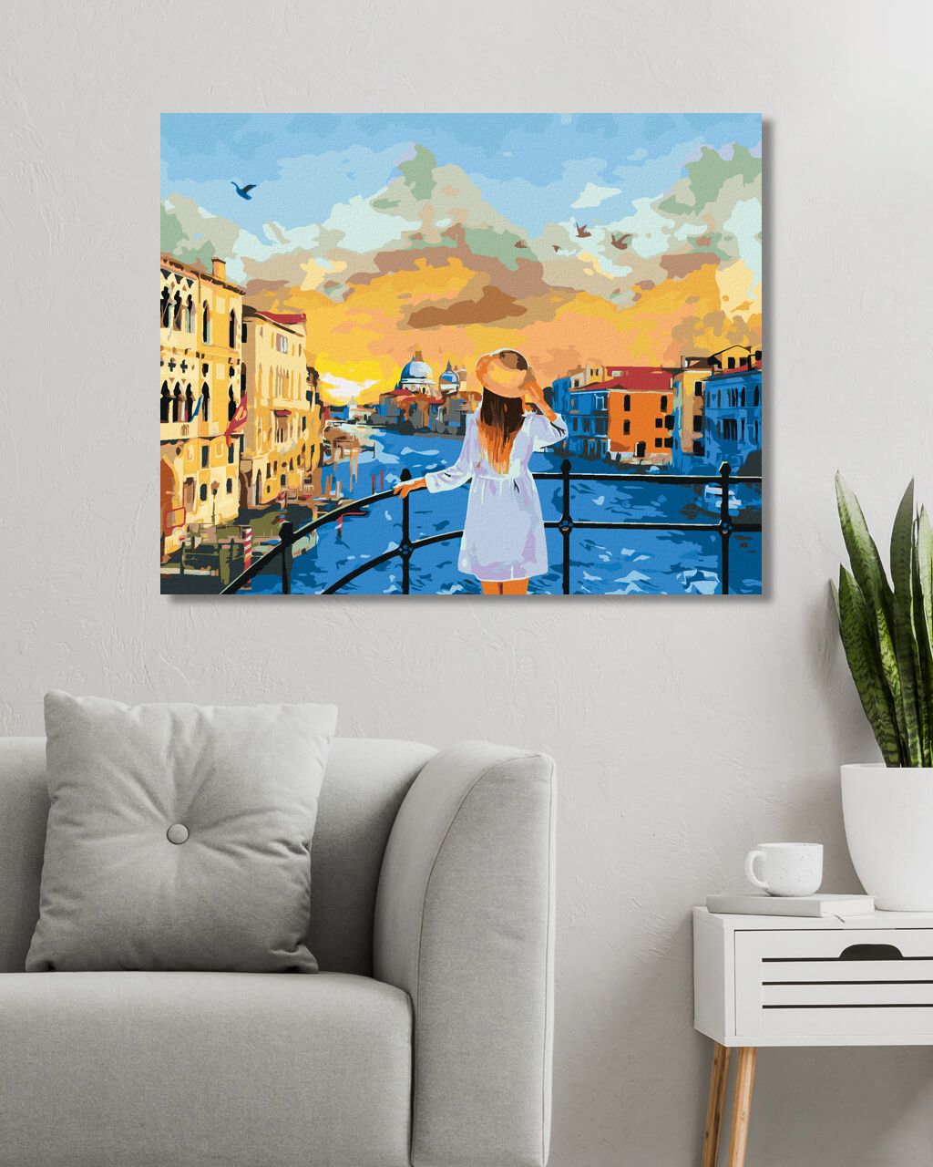 zuty Malování podle čísel - DÍVKA V BENÁTKÁCH - Rozměr: 40x50 cm, Rámování: Varianta: bez rámu a bez vypnutí plátna - obrázek 4