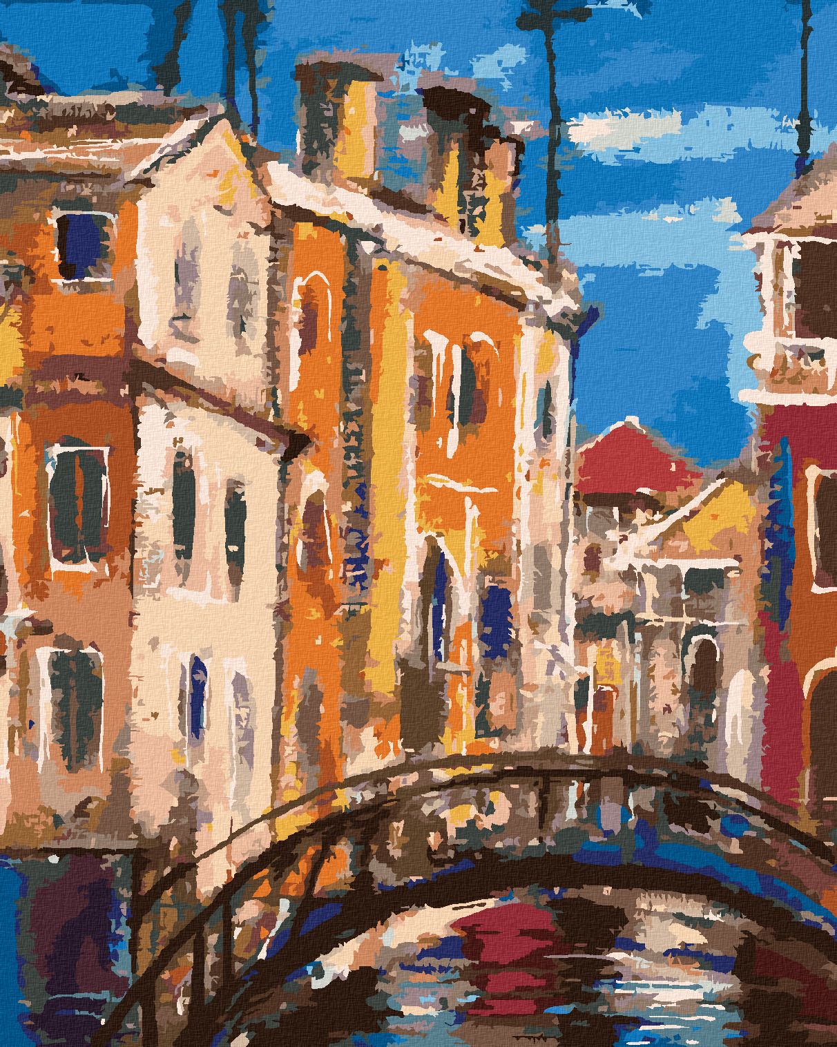 zuty Malování podle čísel - ANTICKÝ MOST - Rozměr: 40x50 cm, Rámování: Varianta: vypnuté plátno na rám - obrázek 1
