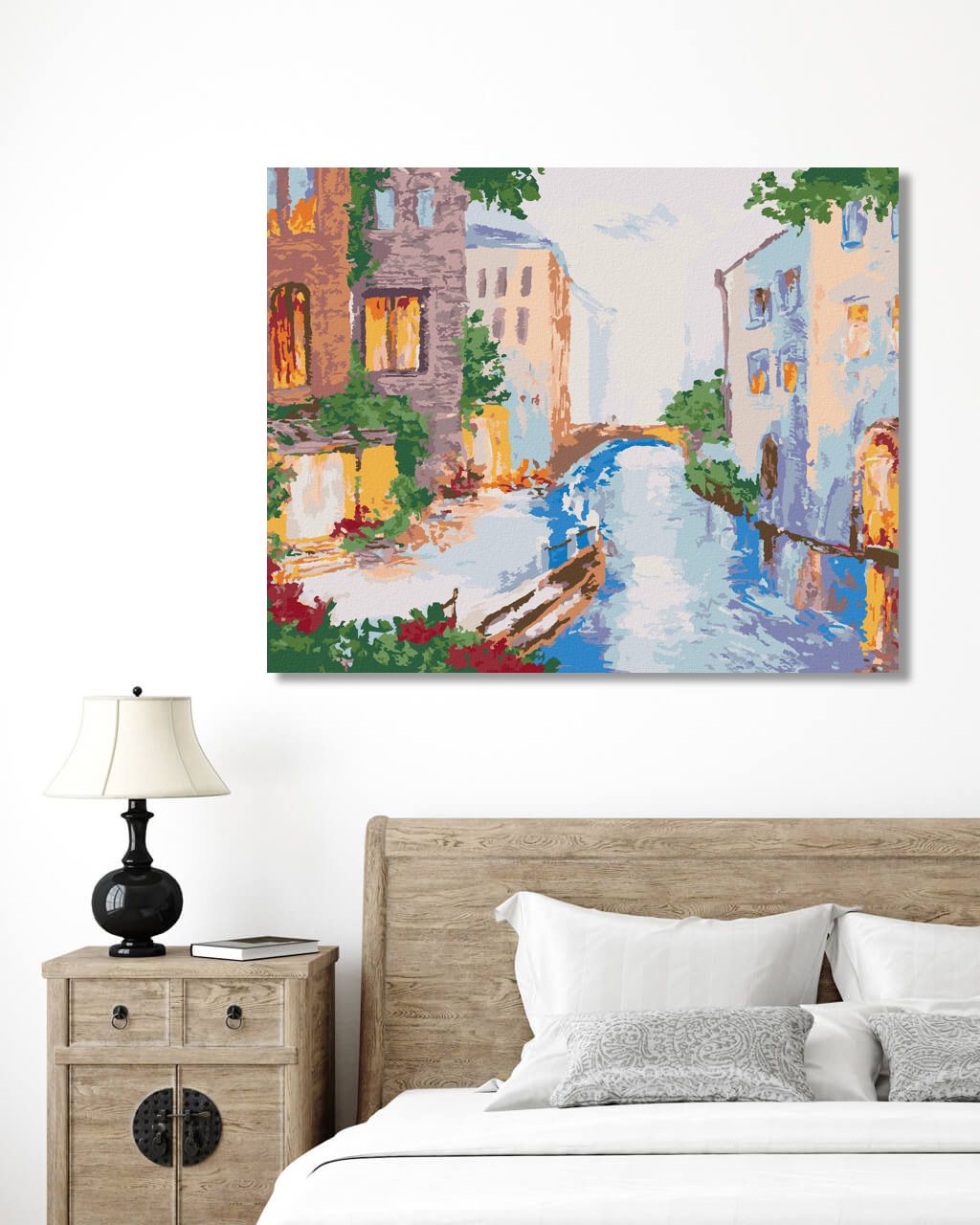 zuty Malování podle čísel - RANNÍ BENÁTKY - Rozměr: 40x50 cm, Rámování: Varianta: bez rámu a bez vypnutí plátna - obrázek 3