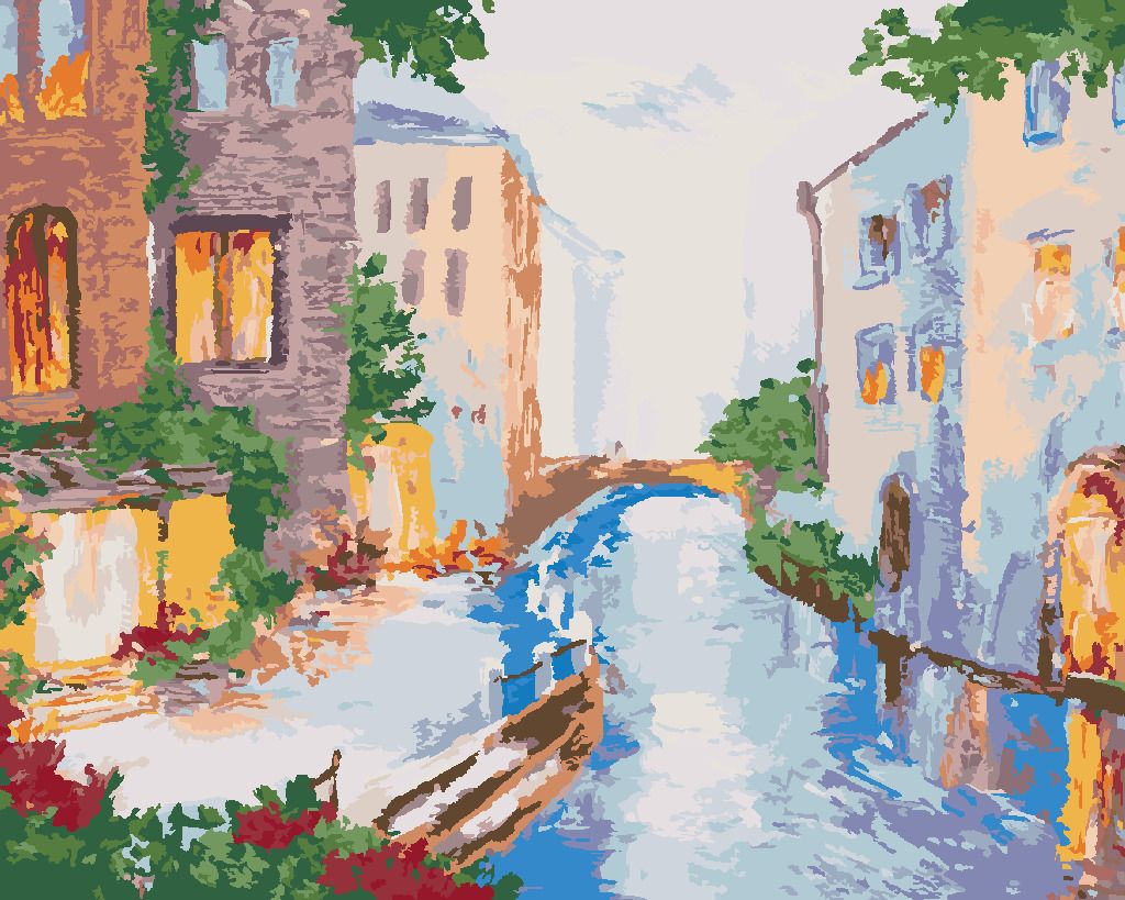 zuty Malování podle čísel - RANNÍ BENÁTKY - Rozměr: 40x50 cm, Rámování: Varianta: bez rámu a bez vypnutí plátna - obrázek 9