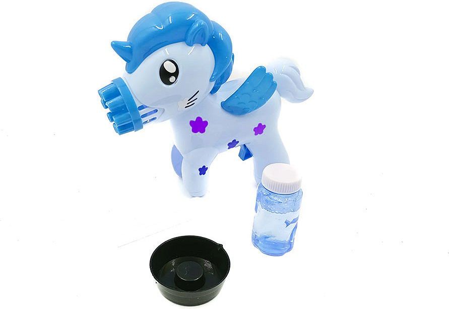 Bublifuk Bubble Pony - modrý - obrázek 1
