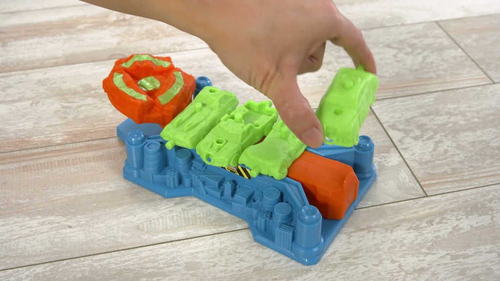 MATTEL HOT WHEELS Monster Trucks Startuj a tref se herní set s autíčkem - obrázek 6