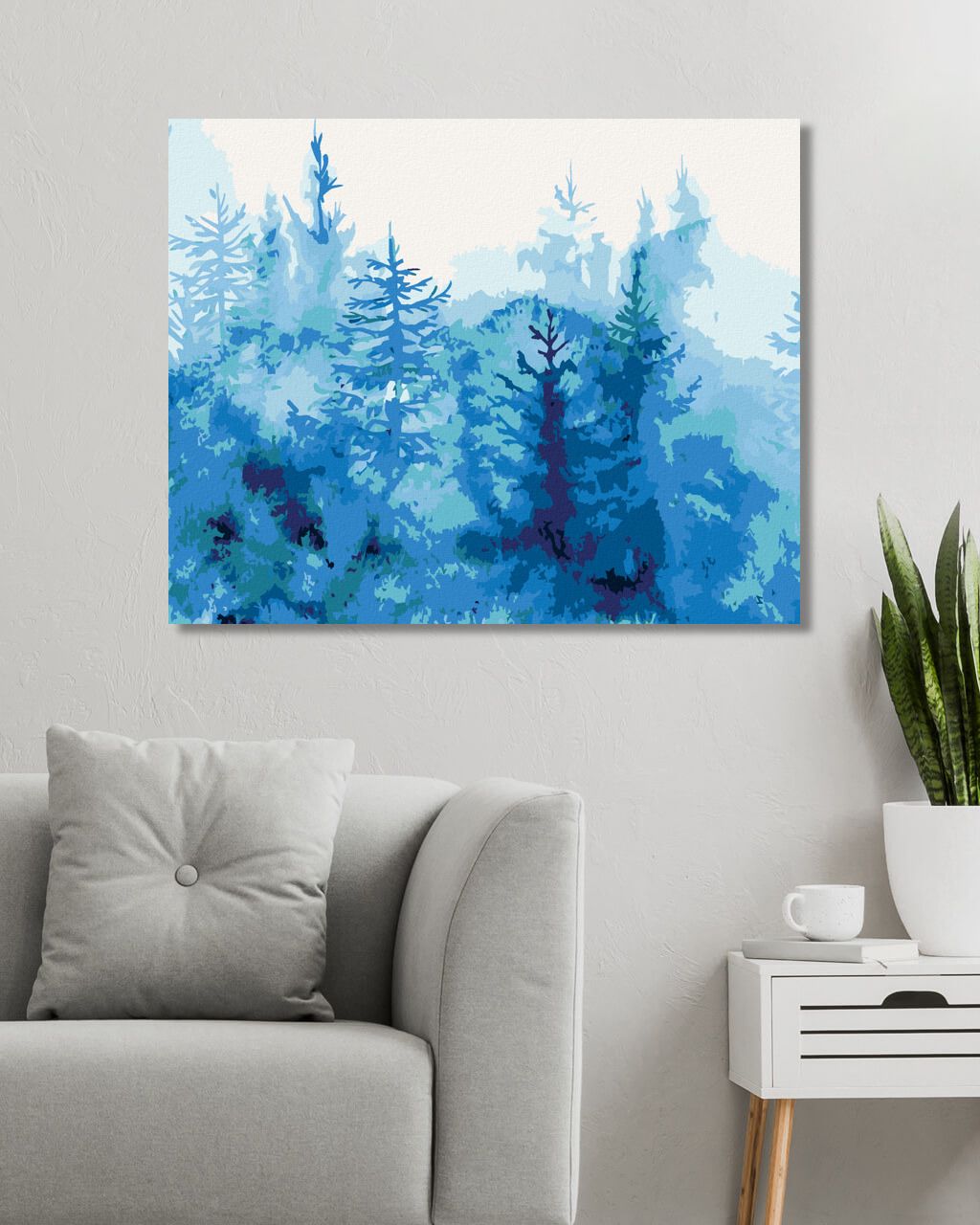 zuty Malování podle čísel - RUSKÝ LES - Rozměr: 40x50 cm, Rámování: Varianta: vypnuté plátno na rám - obrázek 10