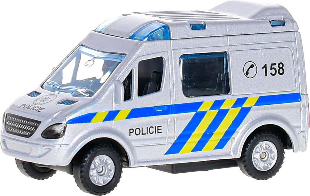 Auto hasiči / policie / ambulance CZ zpětný chod 8cm 3 druhy kov - obrázek 3