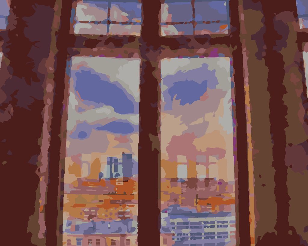 zuty Malování podle čísel - NEW YORK ZA OKNY - Rozměr: 40x50 cm, Rámování: Varianta: vypnuté plátno na rám - obrázek 3