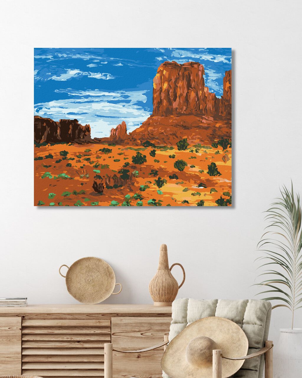 zuty Malování podle čísel - ARIZONA NÁRODNÍ PARK - Rozměr: 40x50 cm, Rámování: Varianta: bez rámu a bez vypnutí plátna - obrázek 2