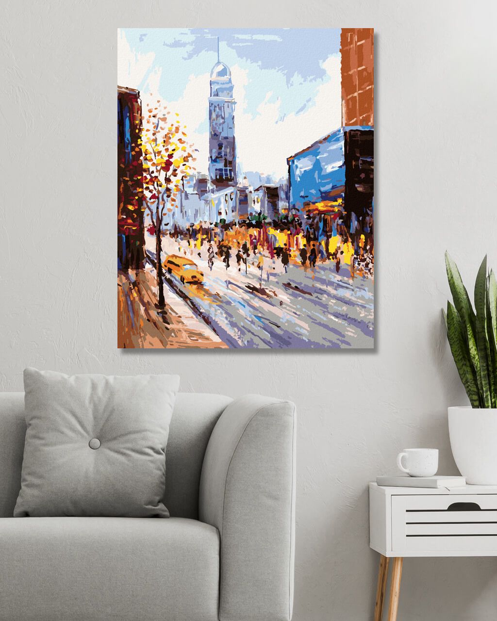 zuty Malování podle čísel - VŠEDNÍ DEN V NEW YORKU - Rozměr: 40x50 cm, Rámování: Varianta: bez rámu a bez vypnutí plátna - obrázek 10