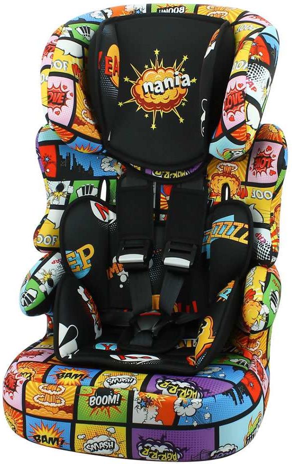 Autosedačka Nania Beline Sp Varianta: Luxe EMOJI - multicolor - obrázek 51