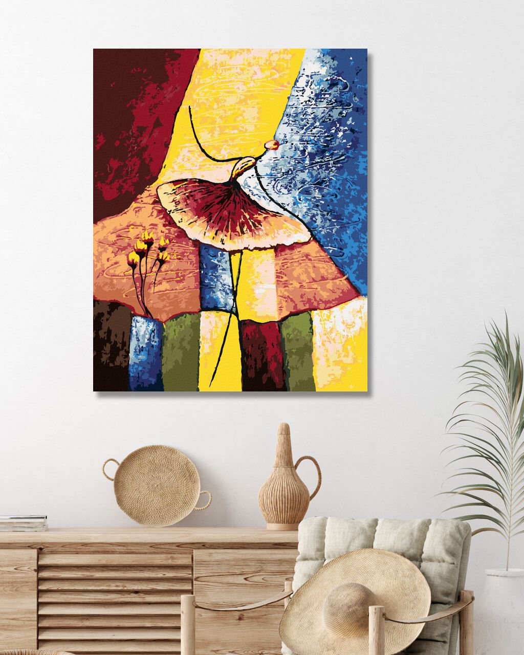 zuty Malování podle čísel - BALETKA S MOTÝLÍ SUKNÍ - Rozměr: 40x50 cm, Rámování: Varianta: vypnuté plátno na rám - obrázek 4