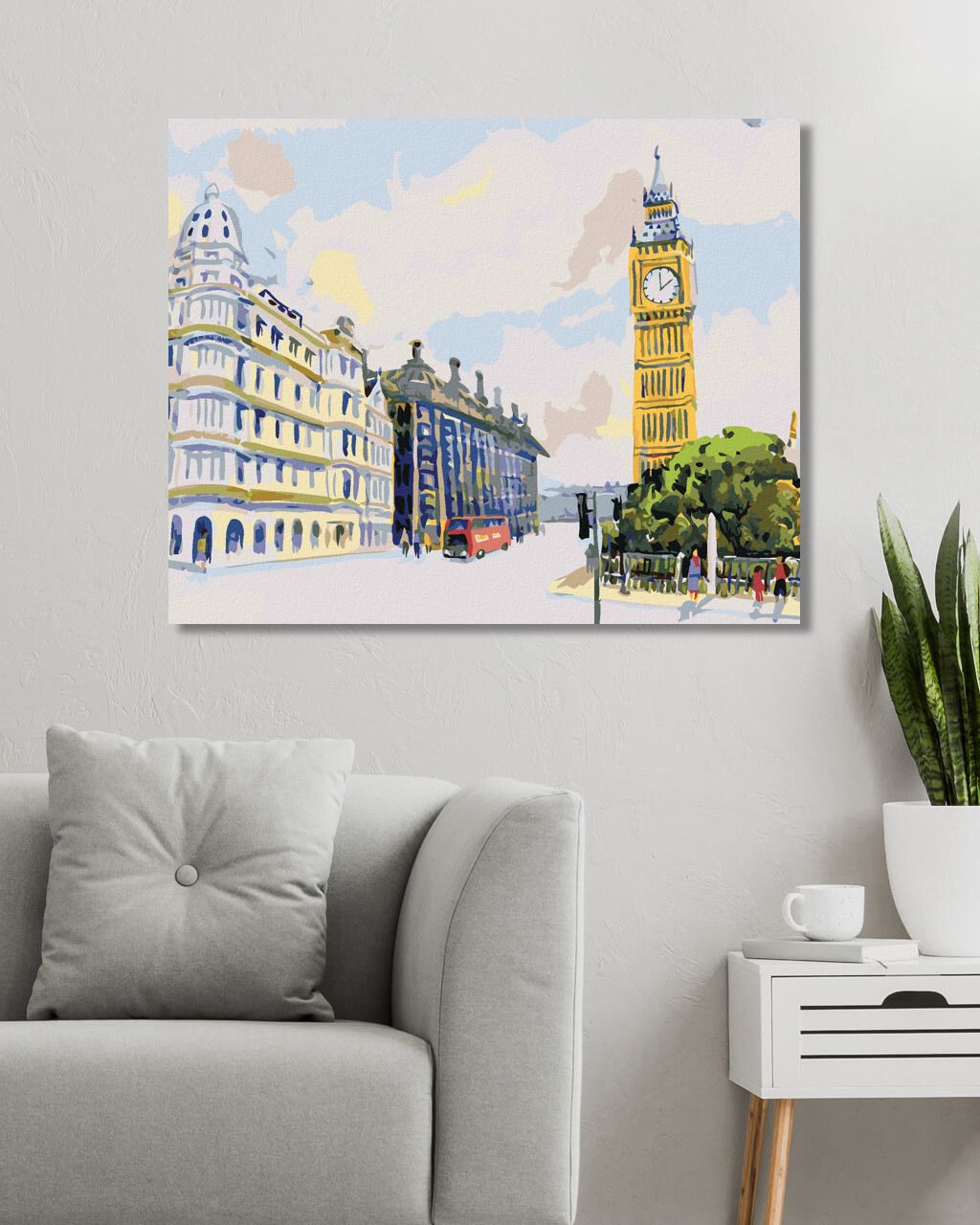 zuty Malování podle čísel - BIG BEN V LONDÝNĚ - Rozměr: 40x50 cm, Rámování: Varianta: vypnuté plátno na rám - obrázek 10