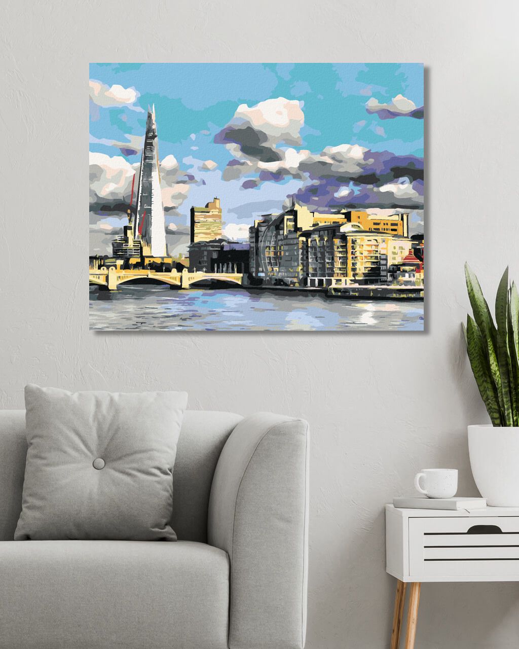zuty Malování podle čísel - LONDÝN NA DLANI - Rozměr: 40x50 cm, Rámování: Varianta: bez rámu a bez vypnutí plátna - obrázek 6