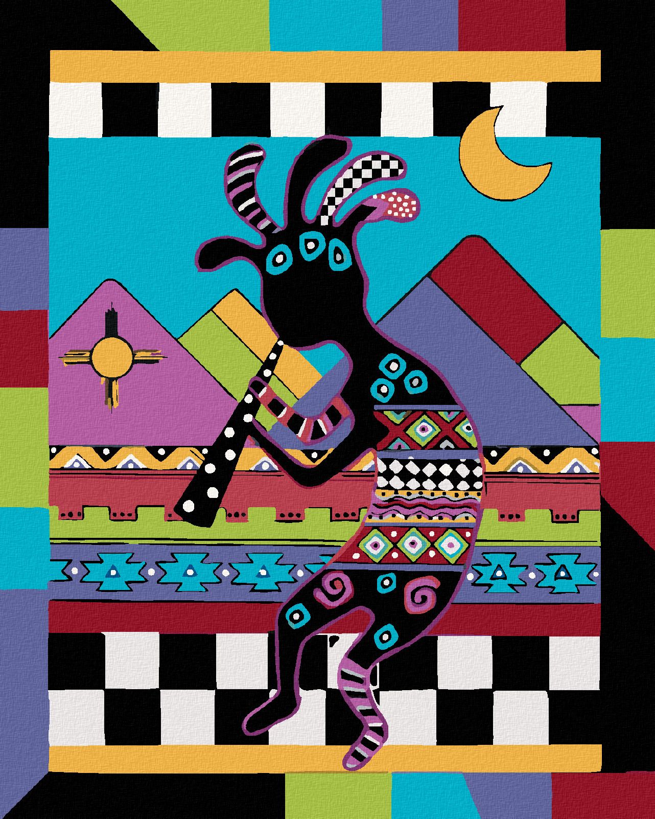 zuty Malování podle čísel - MIMOZEMŠŤAN (JONNA JAMES) - Rozměr: 40x50 cm, Rámování: Varianta: bez rámu a bez vypnutí plátna - obrázek 1