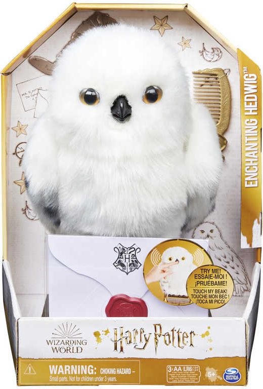 SPIN MASTER PLYŠ Sova Hedvika (Harry Potter) interaktivní na baterie Zvuk - obrázek 9