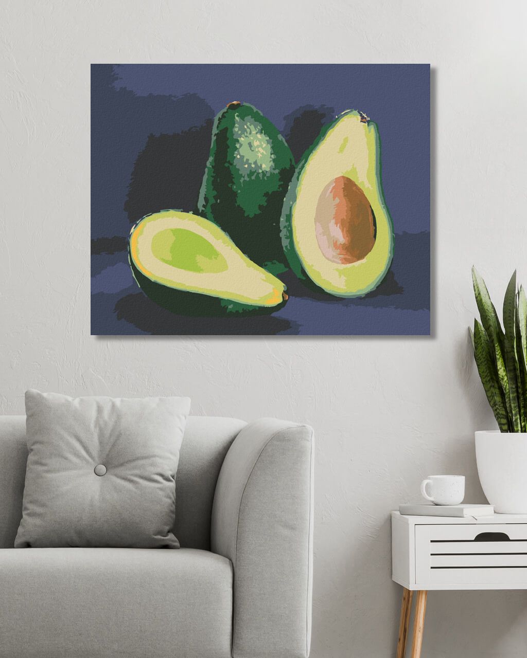 zuty Malování podle čísel - AVOKÁDO 5 (MYROSLAVA VOLOSCHUK) - Rozměr: 40x50 cm, Rámování: Varianta: bez rámu a bez vypnutí plátna - obrázek 9
