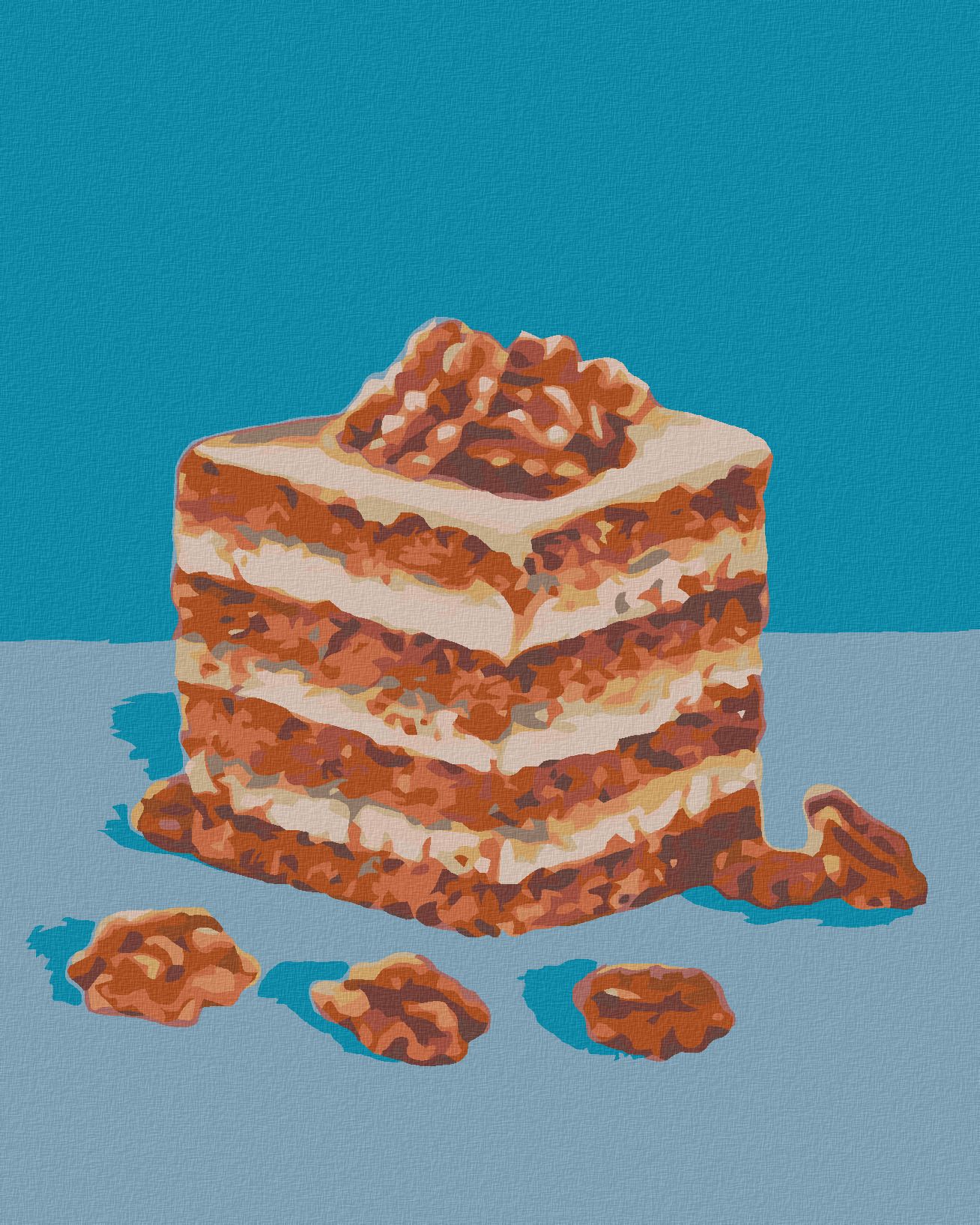 zuty Malování podle čísel - MEDOVNÍK (MYROSLAVA VOLOSCHUK) - Rozměr: 40x50 cm, Rámování: Varianta: vypnuté plátno na rám - obrázek 1