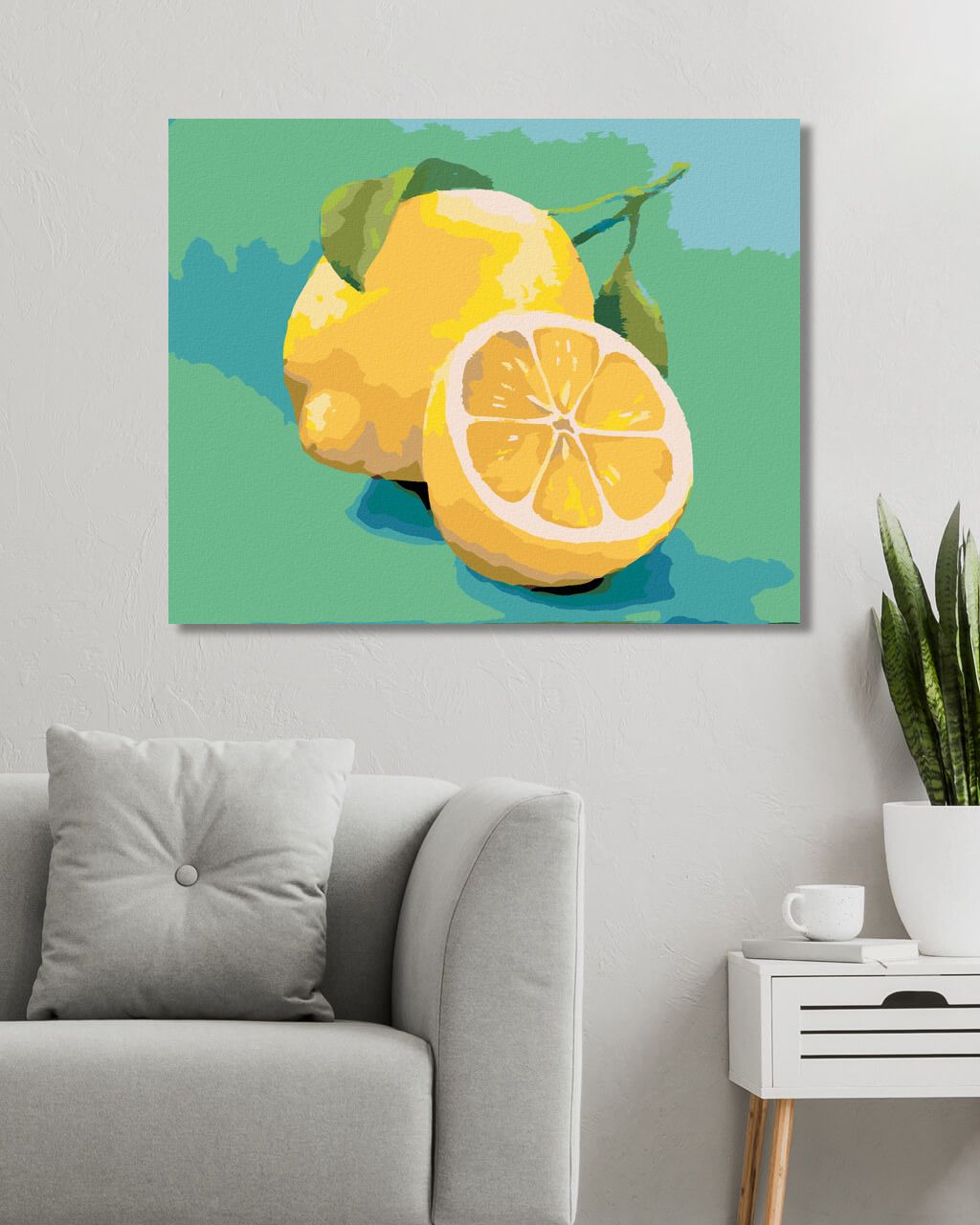 zuty Malování podle čísel - CITRÓN 3 (MYROSLAVA VOLOSCHUK) - Rozměr: 40x50 cm, Rámování: Varianta: vypnuté plátno na rám - obrázek 5