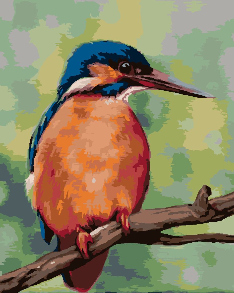 zuty Malování podle čísel - LEDŇÁČEK (MYROSLAVA VOLOSCHUK) - Rozměr: 40x50 cm, Rámování: Varianta: vypnuté plátno na rám - obrázek 10