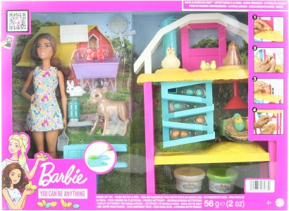 Barbie Slepičí farma s panenkou HGY88 - obrázek 1