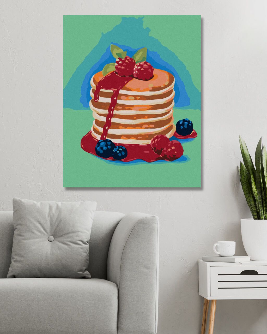 zuty Malování podle čísel - LÍVANCE (MYROSLAVA VOLOSCHUK) - Rozměr: 40x50 cm, Rámování: Varianta: bez rámu a bez vypnutí plátna - obrázek 5