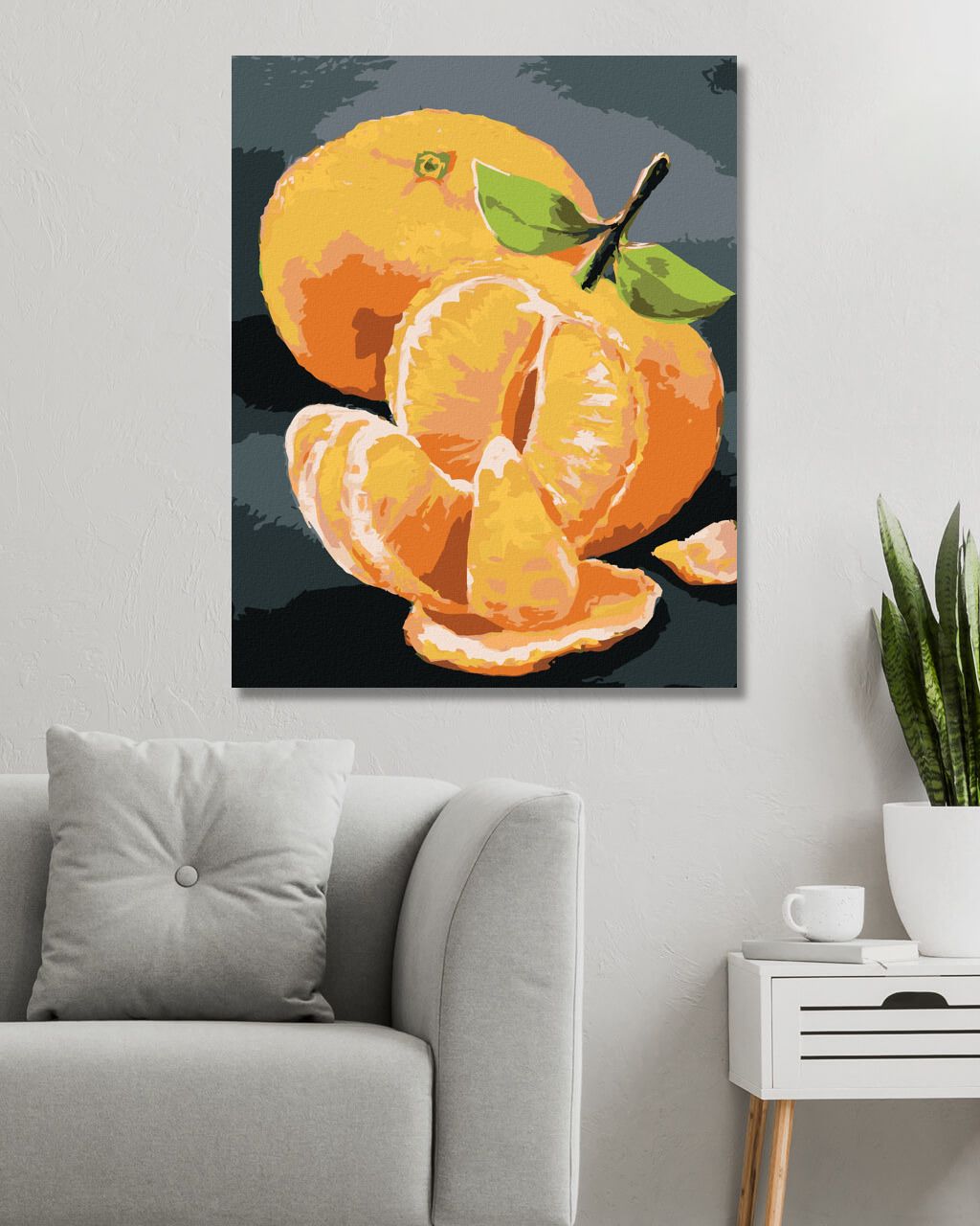 zuty Malování podle čísel - DVA POMERANČE (MYROSLAVA VOLOSCHUK) - Rozměr: 40x50 cm, Rámování: Varianta: bez rámu a bez vypnutí plátna - obrázek 7