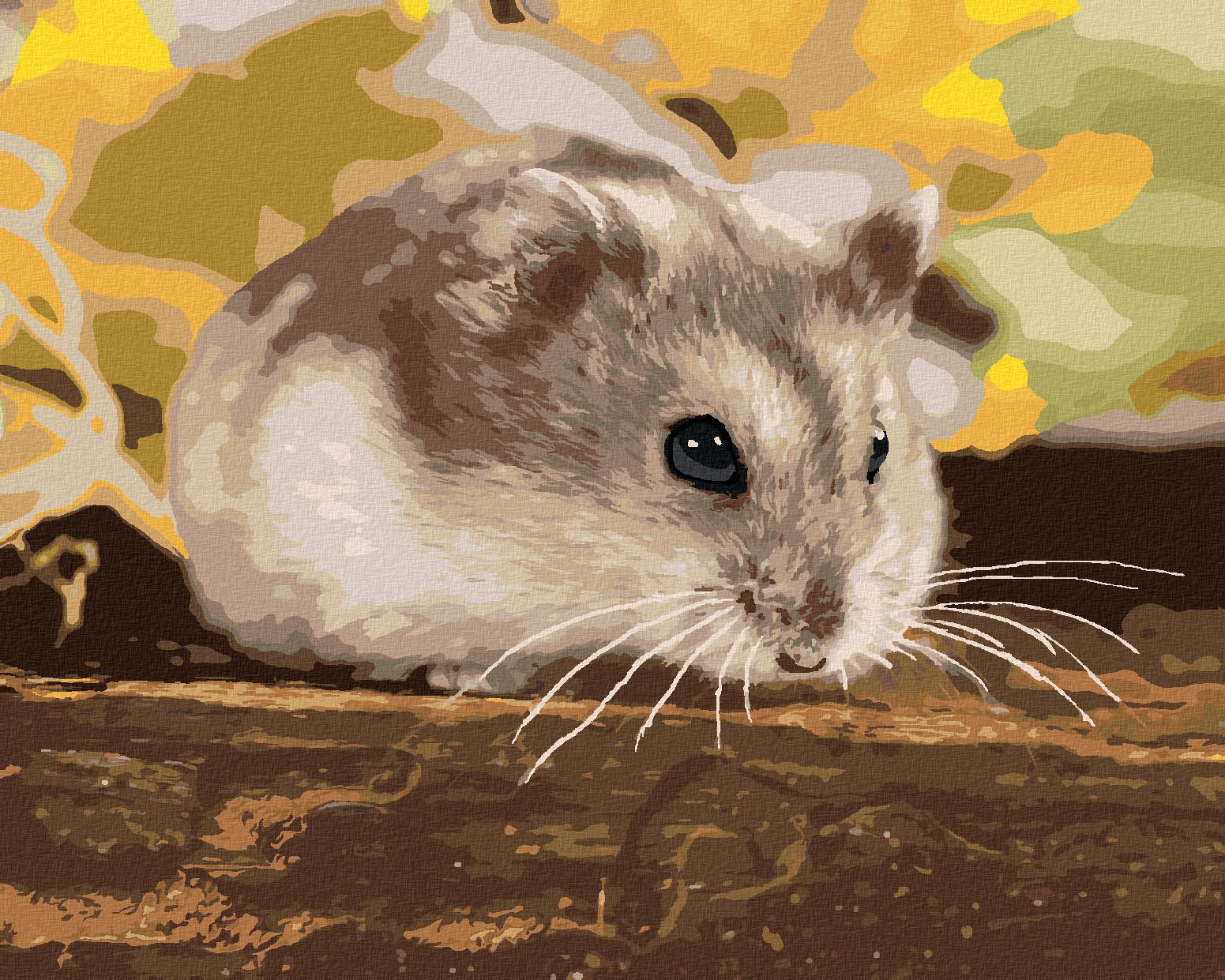 zuty Malování podle čísel - MALÝ KŘEČEK - Rozměr: 40x50 cm, Rámování: Varianta: bez rámu a bez vypnutí plátna - obrázek 1