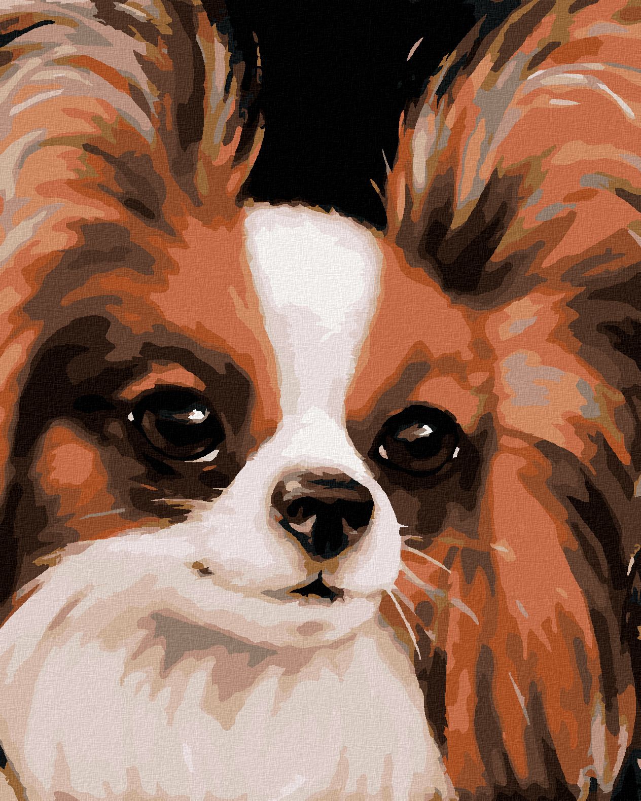 zuty Malování podle čísel - PAPILLON (MYROSLAVA VOLOSCHUK) - Rozměr: 40x50 cm, Rámování: Varianta: vypnuté plátno na rám - obrázek 1